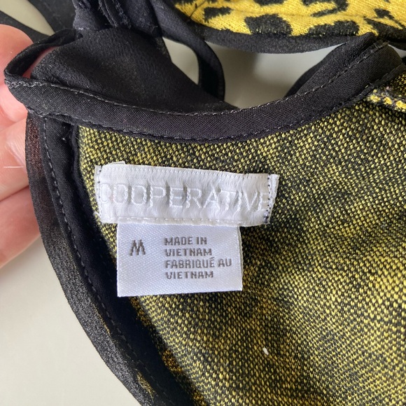 Urban Outfitters Cooperative Cheetah Knitted Bodycon Dress Women's Medium Y2K - Picture 6 of 6